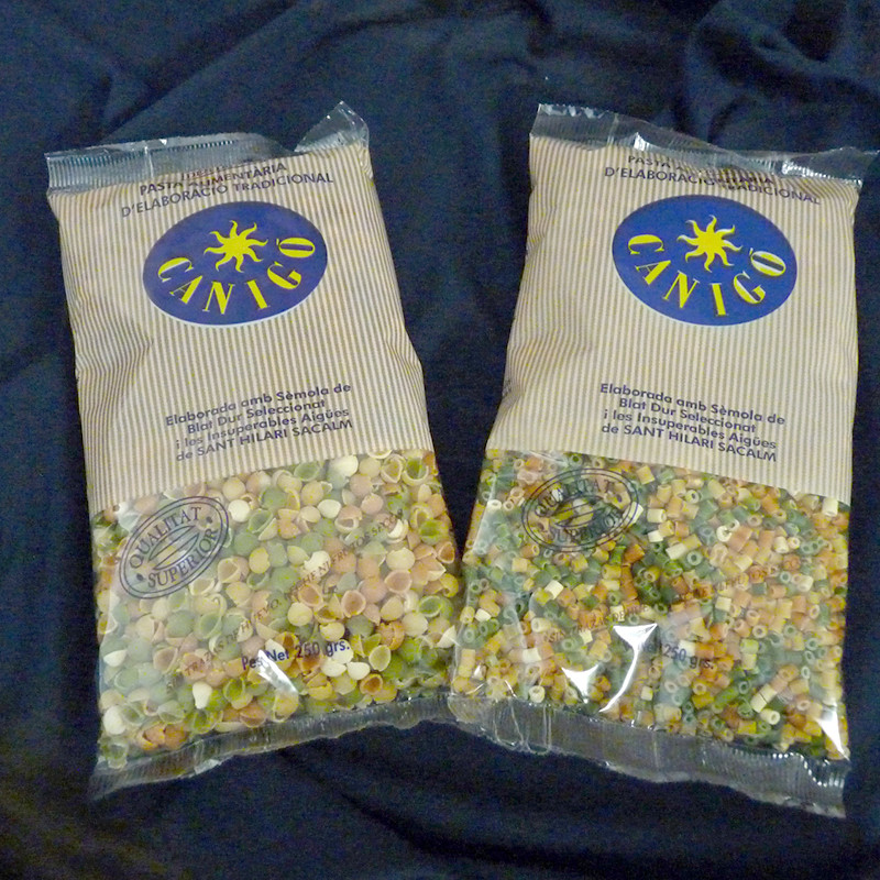 PASTA PISTÓN CON VEGETALES BOLSA 250GR